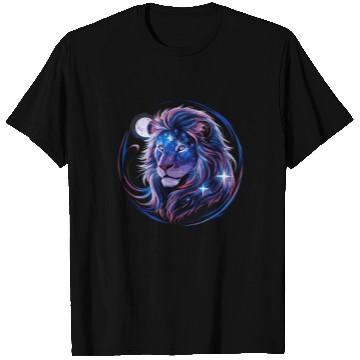 Discover Lion with moon and stars for a Lions lovers and T Shirts