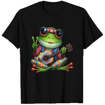 Discover Cute Guitar Frog T Shirts
