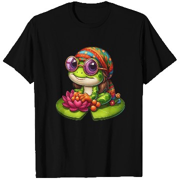 Discover Cute Frog Gift The Flower T Shirts
