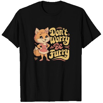 Discover Don't Worry Be Furry Cute Character Design T Shirts