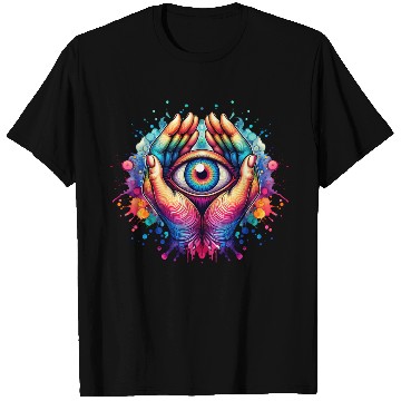Discover Psychedelic colorful eye T Shirts
