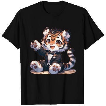 Discover Tiger Cub with outfit T Shirts
