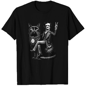 Discover Edgar Allan Poe Riding T Shirts