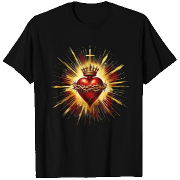 Discover Sacred Heart Jesus Catholic Devotion T Shirts