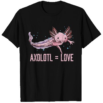 Discover Axolotl Love Salamander Animal Lover Amphibians Pe T Shirts