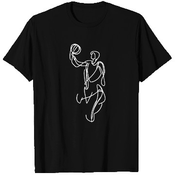 Discover Basketball Player Drawing T Shirts