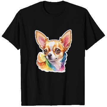 Discover Chihuahua Watercolor T Shirts