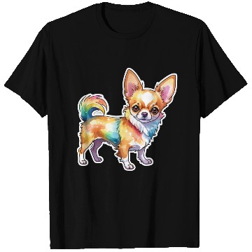 Discover Chihuahua Watercolor T Shirts