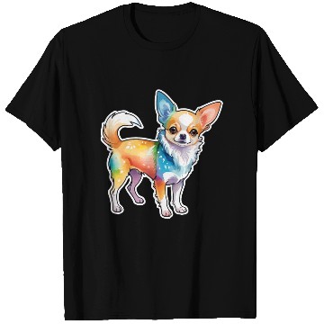 Discover Chihuahua Watercolor T Shirts