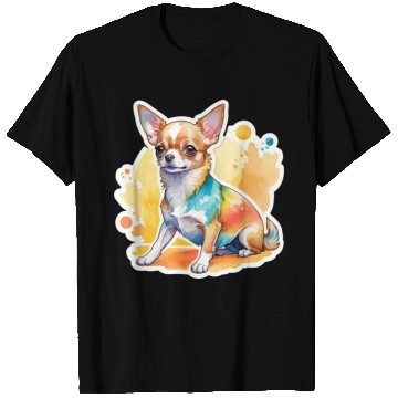Discover Chihuahua Watercolor T Shirts