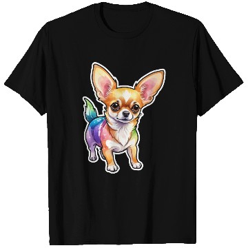 Discover Chihuahua Watercolor T Shirts