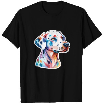 Discover Dalmatian Dog Watercolor T Shirts