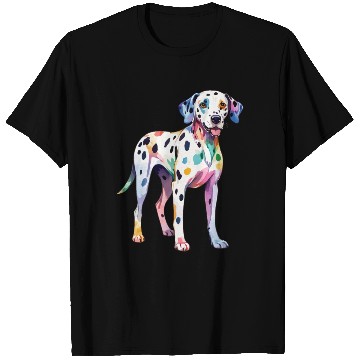 Discover Dalmatian Dog Watercolor T Shirts