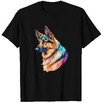 Discover German Shepherd Watercolor T Shirts