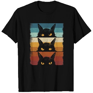 Discover Cat Lover Grumpy Black Kitten Cat Mom Cat Dad T Shirts