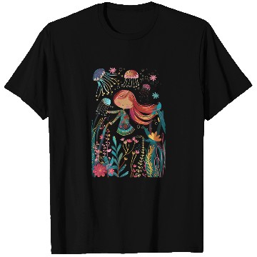 Discover jellyfish girl T Shirts