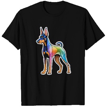 Discover Dobermann Watercolor T Shirts