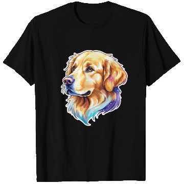 Discover Golden Retriever Watercolor T Shirts