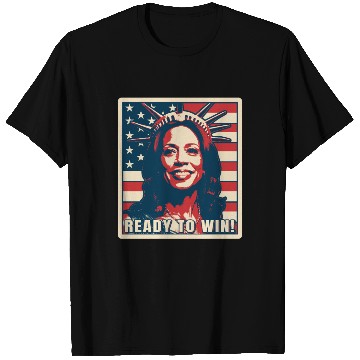 Discover Kamala Harris, Election 2024, Ready To Win T Shirts
