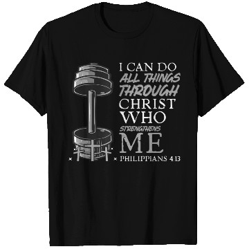 Discover Weightlifter Christian Bible Verse T Shirts