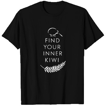 Discover Find Your Inner Kiwi New Zealand Souvenir T Shirts