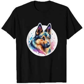 Discover Belgian Shepherd Watercolor T Shirts
