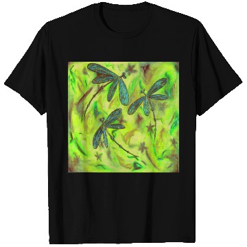 Discover Dragonfly Flit Gorgeous Green T Shirts