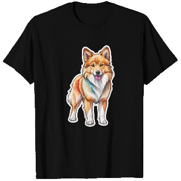 Discover Icelandic Sheepdog Watercolor T Shirts