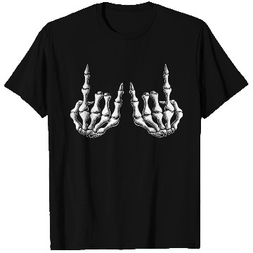 Discover Rock Skeleton Men Women Band T Shirts