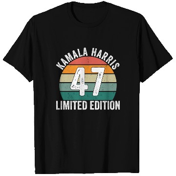 Discover Kamala Harris 47 Limited Edition Vintage Sunset T Shirts