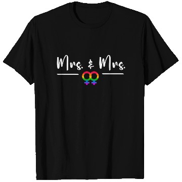 Discover Gay Lesbian LGBT Wedding for Mr and Mrs Honeymoon T Shirts