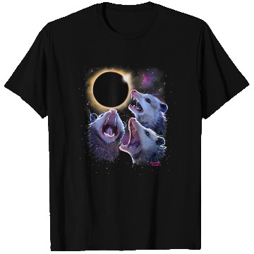 Discover Opossums Howling Eclipse Possum T Shirts