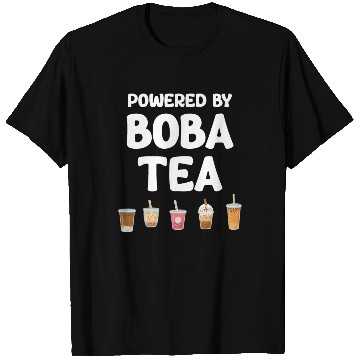 Discover Powered By Boba Tea Bubble Japan K-pop Korean T Shirts