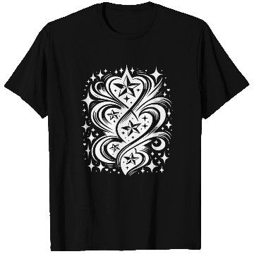 Discover Tattoo Composition Of Stars And Hearts T Shirts