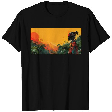Discover Digital Warrior: Tropical Twilight T Shirts