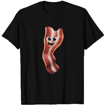 Discover Happy Bacon Realistic T Shirts