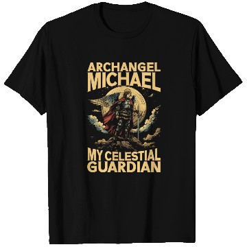 Discover Archangel Michael Catholic Christianity Angel T Shirts