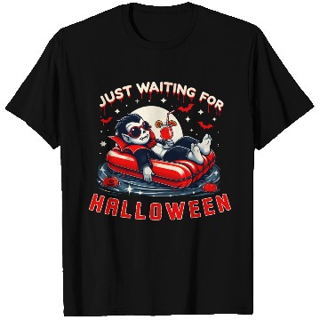 Discover Just Waiting For Halloween Relax Summer Vampire T Shirts