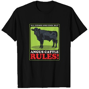 Discover Black Angus Cow Angus Cattle Rules T Shirts
