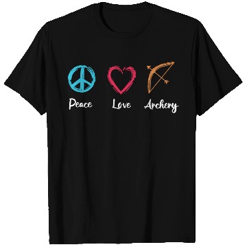 Discover Peace Love Archery T Shirts