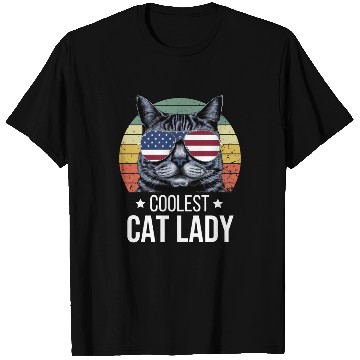Discover Coolest Cat Lady T Shirts
