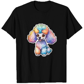 Discover Poodle Watercolor T Shirts