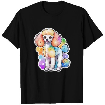 Discover Poodle Watercolor T Shirts
