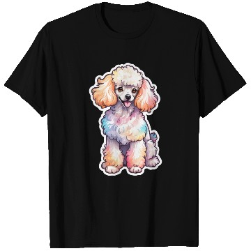 Discover Poodle Watercolor T Shirts