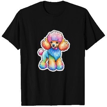 Discover Poodle Watercolor T Shirts