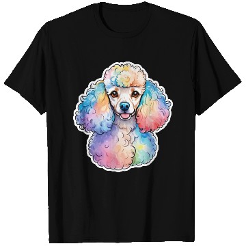 Discover Poodle Watercolor T Shirts