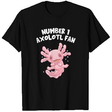 Discover Number One Axolotl Fan Funny Salamander Humor Axol T Shirts