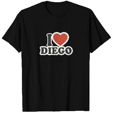 Discover I LOVE T Shirts Boyfriend gift idea I LOVE Diego