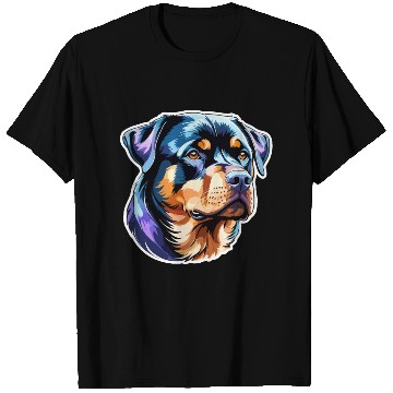 Discover Rottweiler Watercolor T Shirts