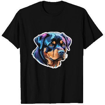 Discover Rottweiler Watercolor T Shirts
